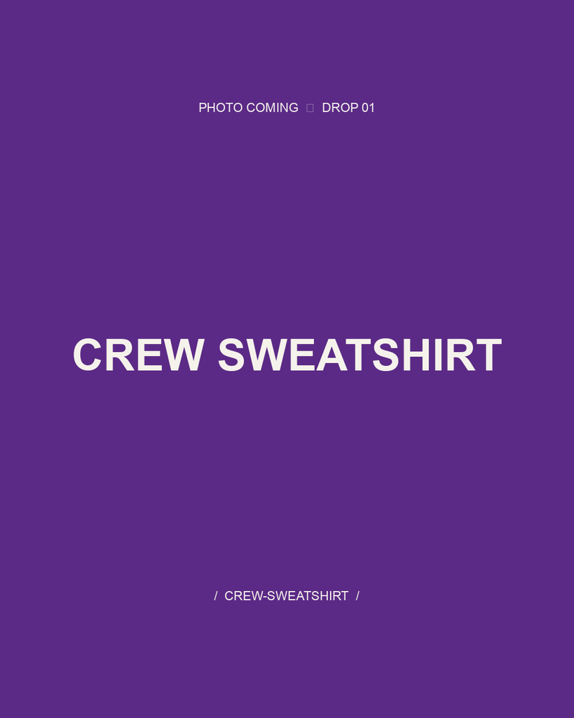 Crew Sweatshirt (1–2y, Terracotta)